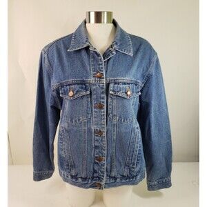 Pendleton Womens Denim Jean Jacket Small Grandmacore Front Pockets